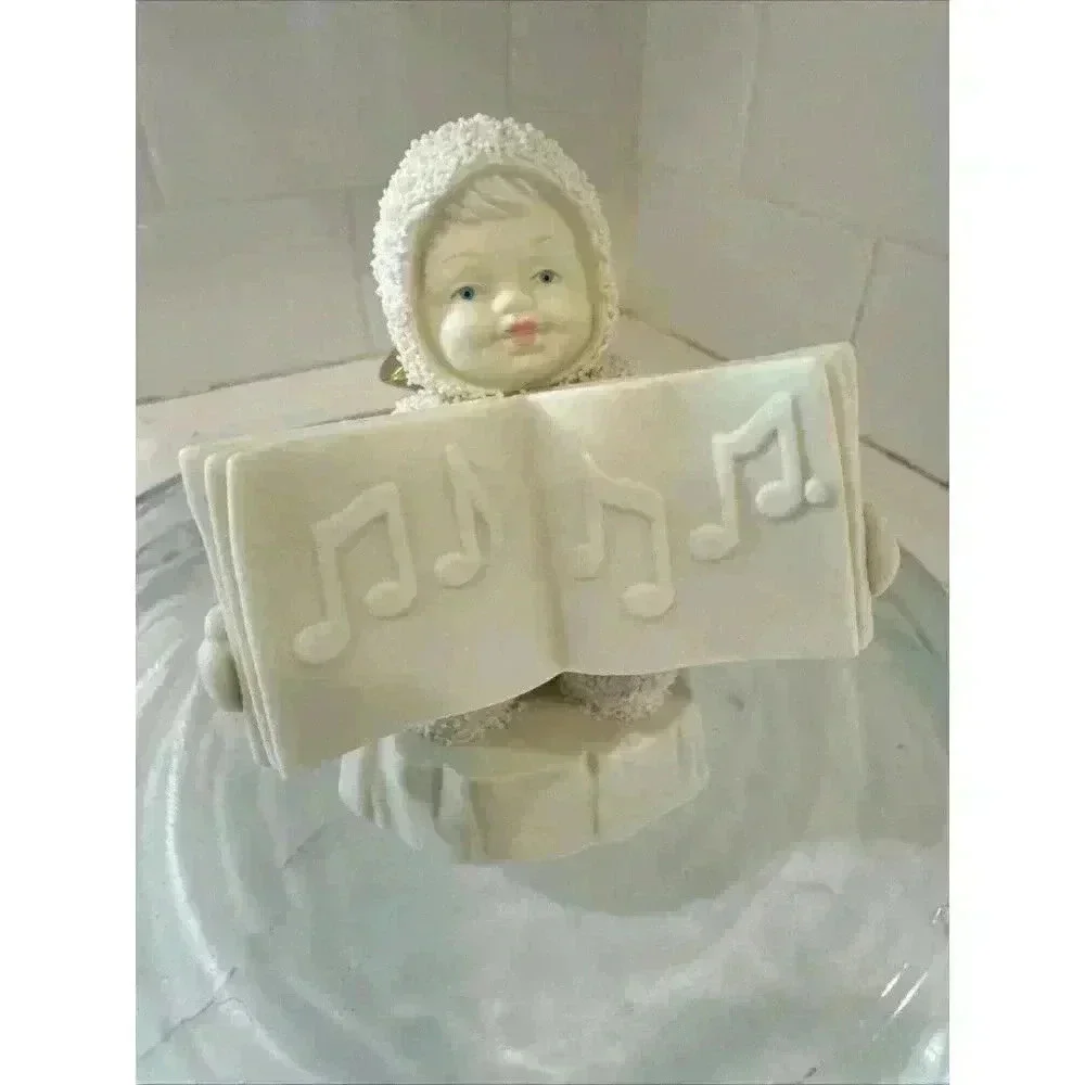 Dept 56 Snowbabies Holding Music book